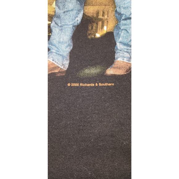 Vintage 2005 George Straight Live In Concert Tee Shirt Size XL Black Country - Picture 3 of 6